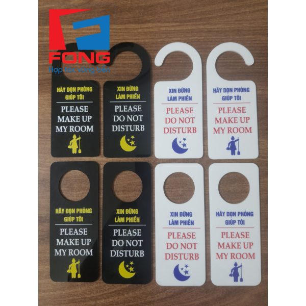 Biển treo cửa phòng khách sạn - Hình ảnh 2